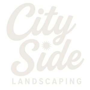 The logo of City Side Landscaping, a landscaping company serving Greensboro, NC and the Piedmont Triad area.